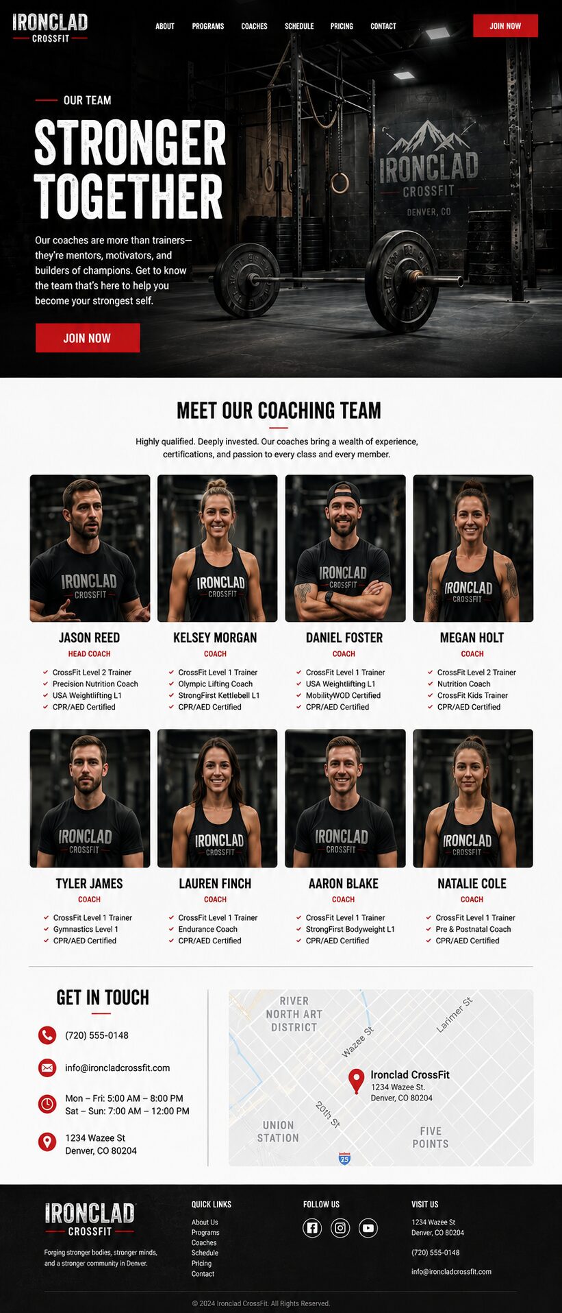 Team design mockup