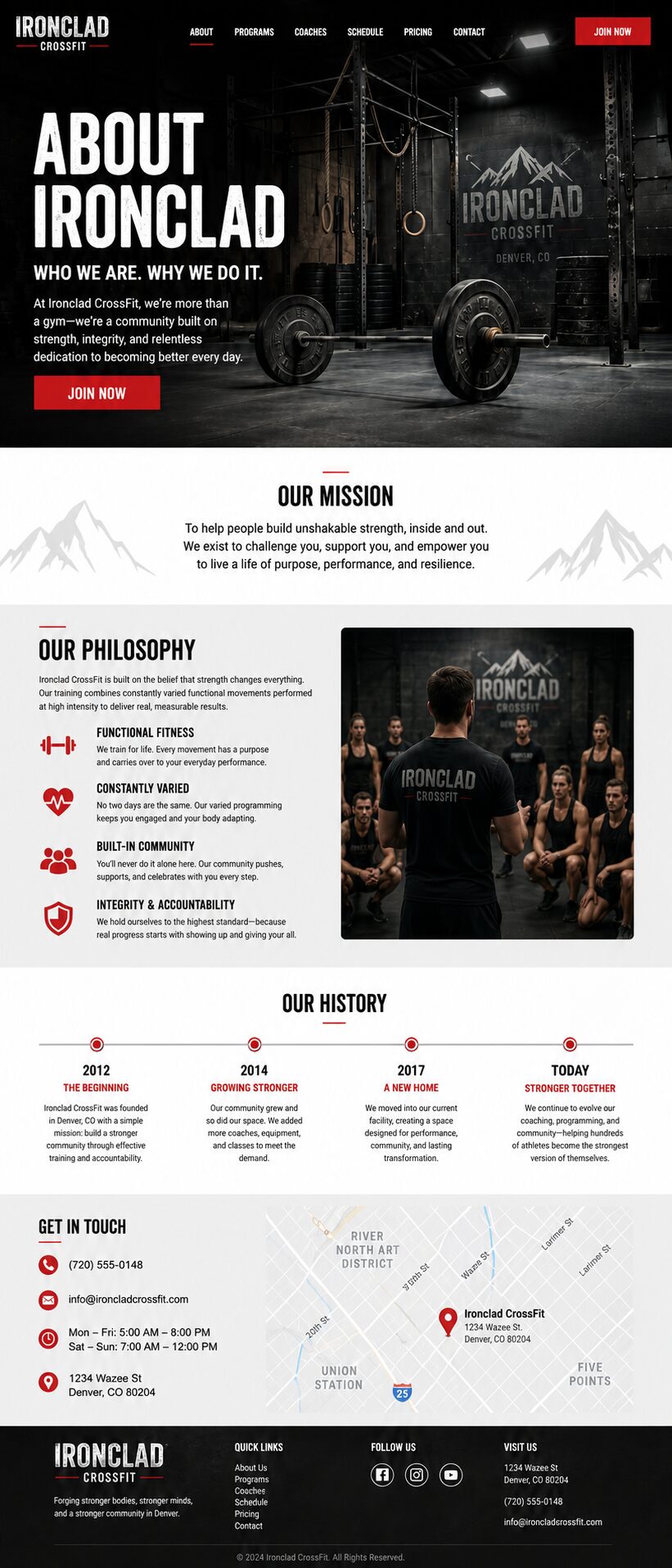 About design mockup